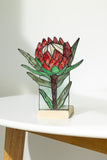 Orange Lily Tea Light Holder
