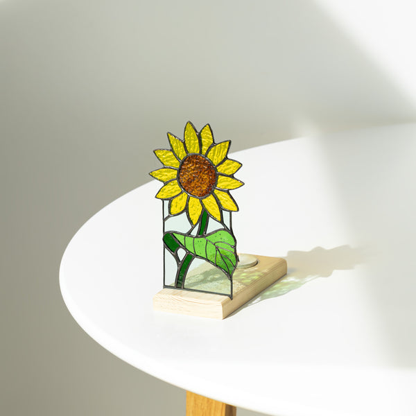 Orange Lily Tea Light Holder