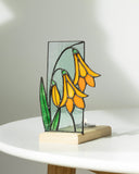 Orange Lily Tea Light Holder