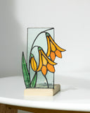 Orange Lily Tea Light Holder