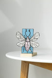 Black Bug Panel Candle Holder