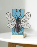 Dragonfly Panel Candle Holder
