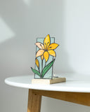 Orange Lily Tea Light Holder