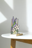 Hummingbird Real Glass Candle Holder | Gift for Mom | Home Bookshelf Windowsill Decor