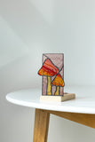 Agaric with Dots Panel Candle Holder
