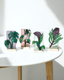 Philodendron Monstera Panel, Tea Light Holder