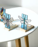 Dragonfly Panel Candle Holder