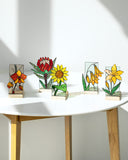 Orange Lily Tea Light Holder
