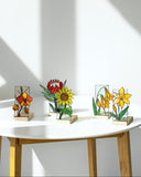 Orange Lily Tea Light Holder