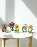 Orange Lily Tea Light Holder