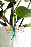 Cute Blue Dragonfly Plant Pot Clip