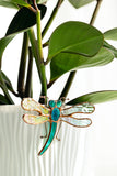  Whimsical Garden Decor Dragonfly Pot Clip
