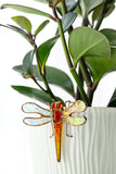 Cute Blue Dragonfly Plant Pot Clip