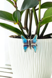 Fused Glass Butterfly Pot Hugger Garden Home Spring Decor