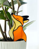 Cute Fox Plant Stake Decor