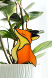Cute Fox Plant Stake Decor