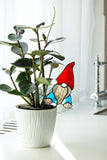 Garden Gnome Real Glass Planter 