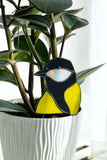 Cute Titmouse Plant Stake Decor
