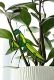Praying Mantis Plant Stake Decor