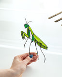 Praying Mantis Plant Stake Decor