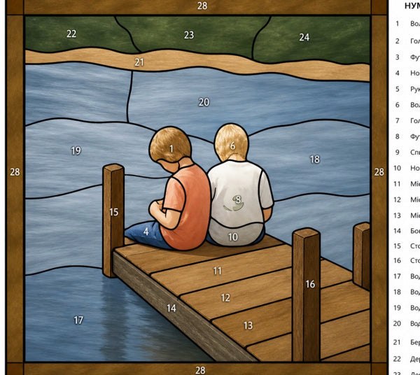 Custom Stained Glass Panel for Lewis Foster, 10x10"
