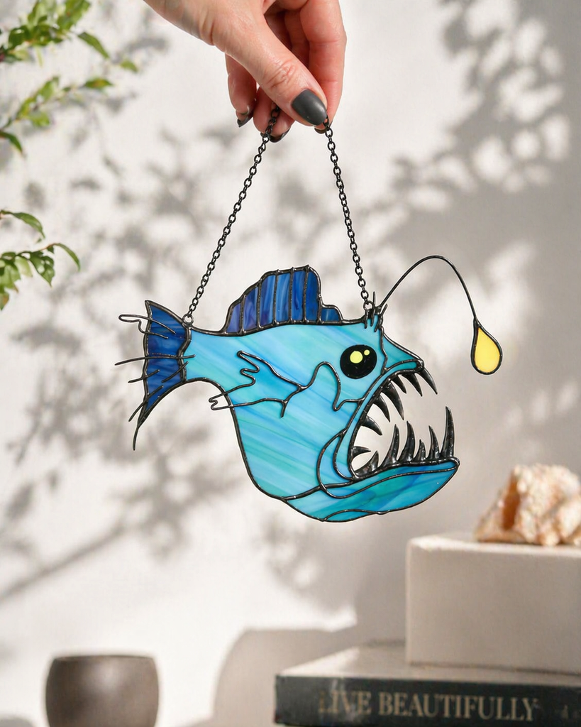 Blue Devil Fish Suncatcher