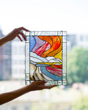 Stained Glass Picture – Panel Window Décor