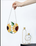 Sunflower Stained Glass Suncatcher