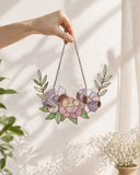 Flower Ranunculus Rose Suncatcher Leaf