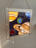 Saturn with Planets Panel