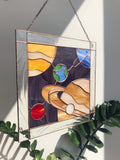 Saturn with Planets Panel