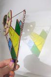 UFO Stained Glass Suncatcher