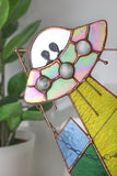 UFO Stained Glass Suncatcher