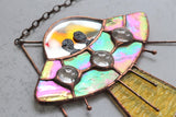 UFO Stained Glass Suncatcher