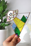 UFO Stained Glass Suncatcher