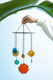 Round Dream Sun Catcher Planets