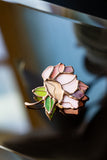 Brooch Flower Peony