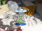 Funny UFO suncatcher