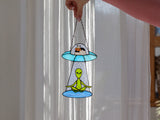 Funny UFO suncatcher