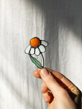 Chamomile Brooch: Handmade Floral Pin
