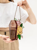 Сoffin flowers roses Suncatcher
