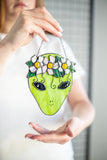 Alien UFO suncatcher