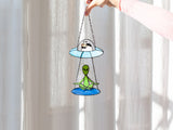 Funny UFO suncatcher