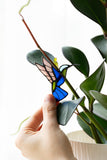 Chickadee Glass Brooch