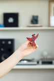 Chickadee Glass Brooch