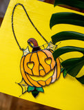 Pumpkin Stained Glass