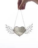 Heart Stain glass Sunflower, Flowers Sun Catcher