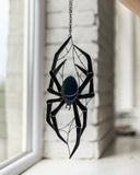Spider Stained Glass Suncatcher