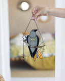 Raven Halloween Suncatcher