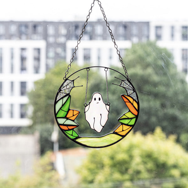 Spooky Home Glass Art Decor